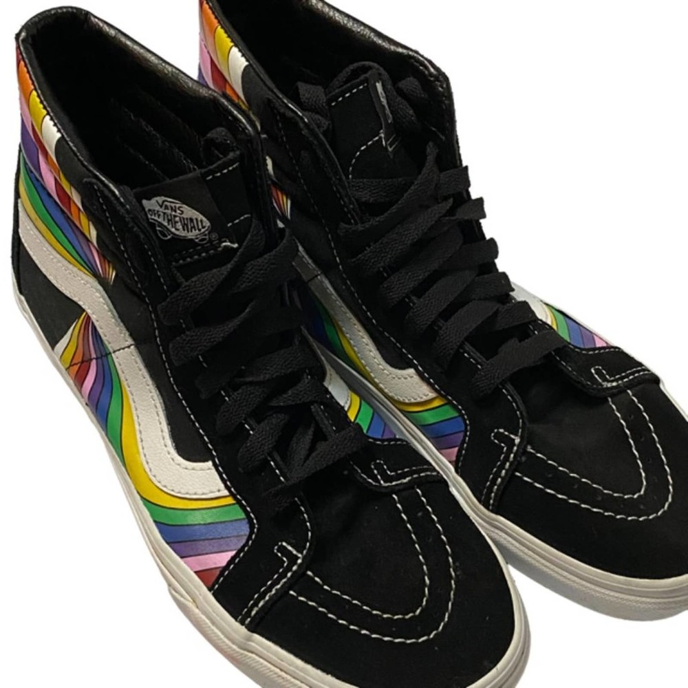Vans Sk8 Hi Retro Rainbow M 9.5 W 11